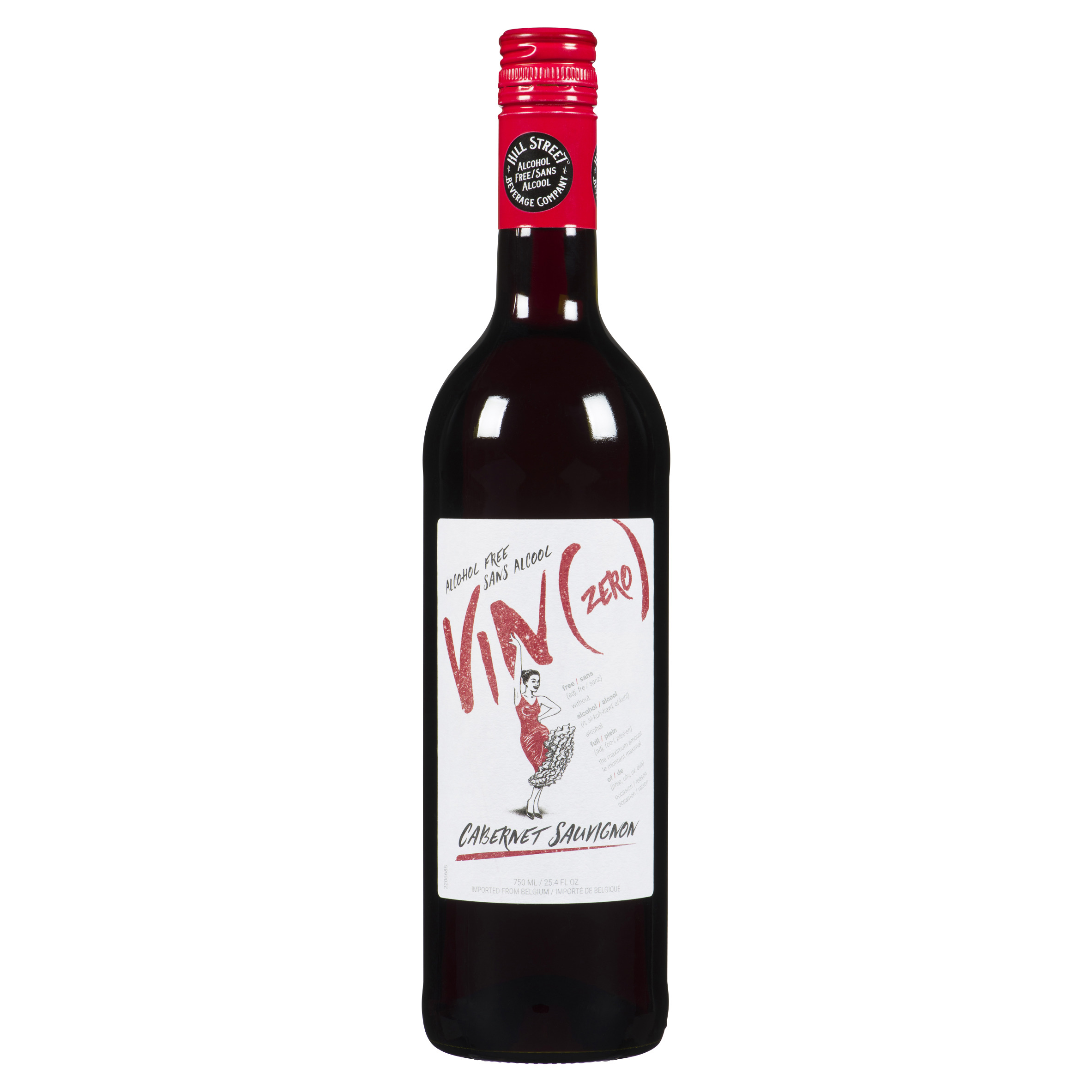 Vin Zero Cabernet Sauvignon non alcoolisées 750 ml (bouteille)