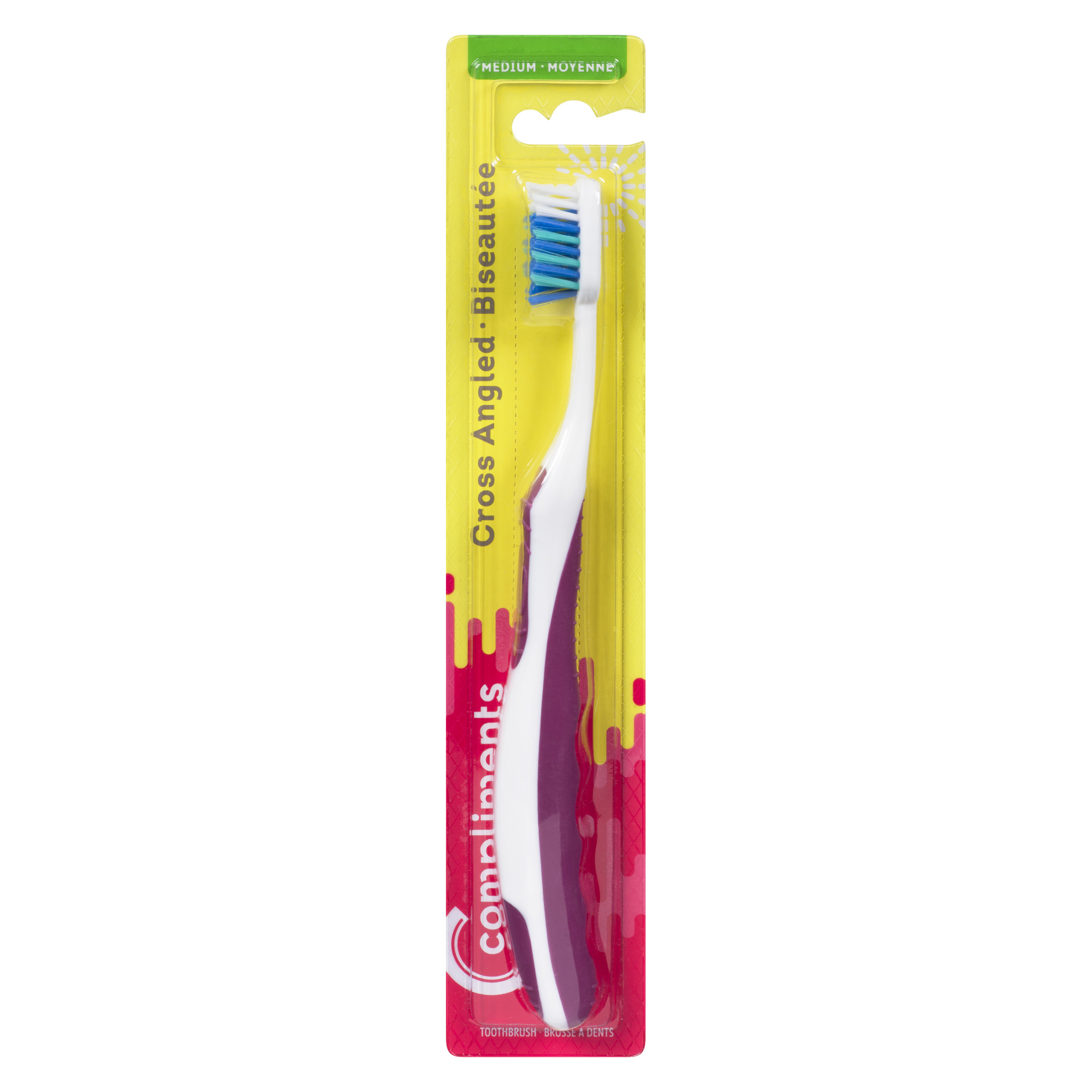 Compliments Brosse à dents moyenne biseautée 1 un