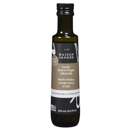 La Maison Orphée Huile d'olive extra vierge à l'ail 250 ml