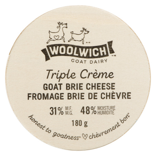 Woolwich Fromage de chèvre brie triple crème 180 g