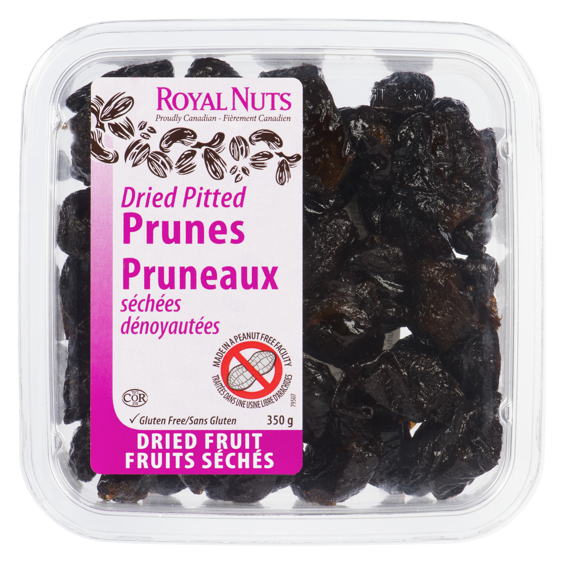 Royal Nuts Pruneaux séchés dénoyautés 350 g