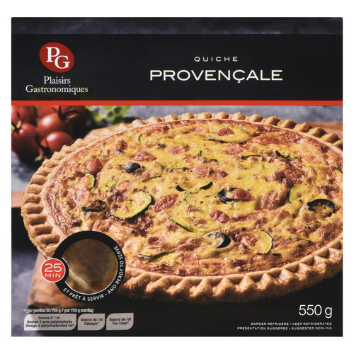 Plaisirs Gastronomiques Quiche provençale 550 g