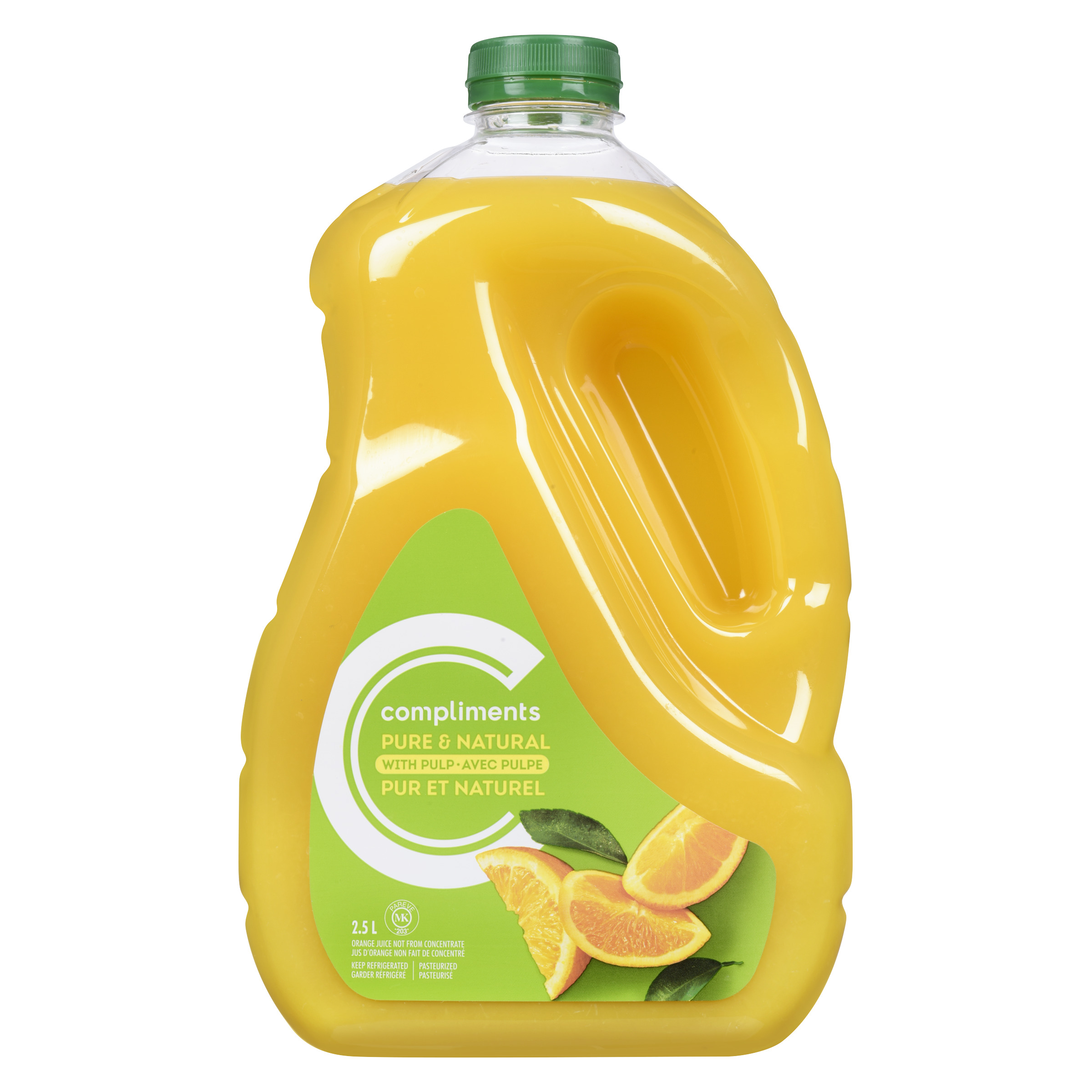 Compliments Jus orange avec pulpe non concentré 2.5 L