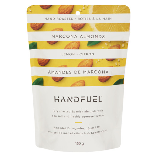 Handfuel Amandes espagnoles rôties au sel et au citron 150 g