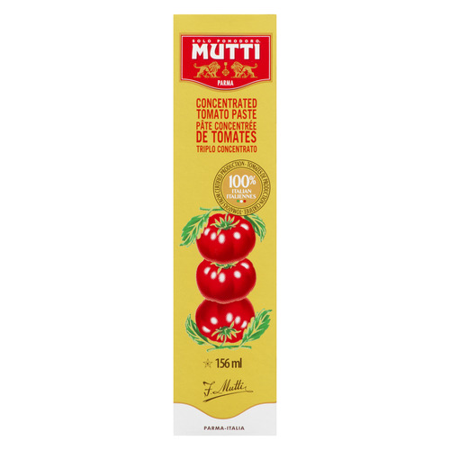 Pâte de tomate triplement concentrée en tube