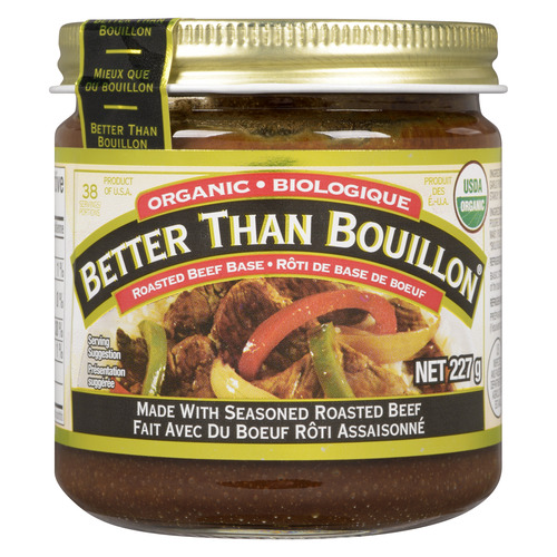 Bouillon de boeuf biologique