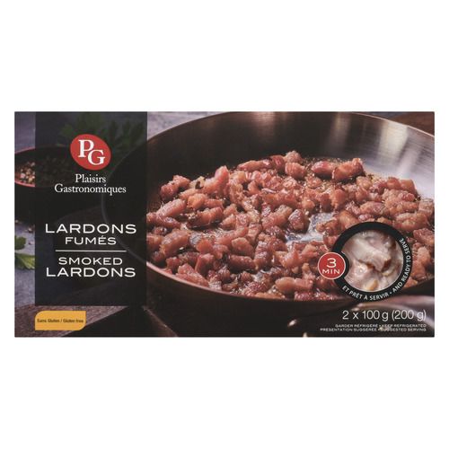 Plaisirs Gastronomiques Lardons fumés 200 g