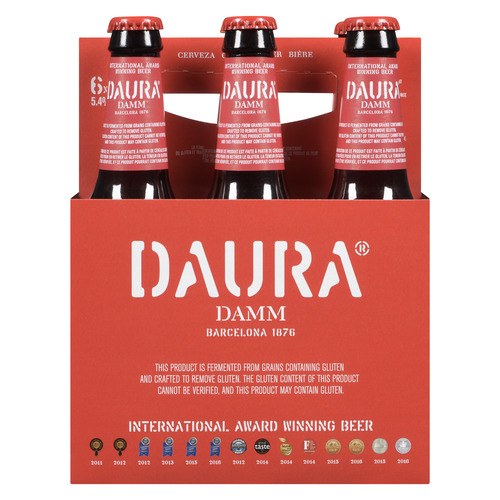 Daura Damm Bière gluten réduit 6 x 330 ml