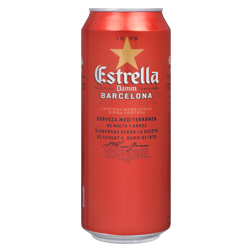 Damm Estrella Bière espagnole 500 ml (canette)