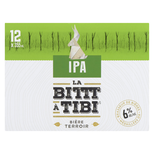 La Bittt à Tibi IPA Bière 6% alcool en cannette 12 x 355 ml