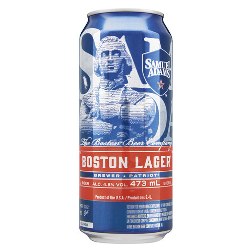 Samuel Adams Biere Boston lager canette 18ans + 473 ml