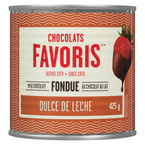Fondue au chocolat au lait Dulce de Leche