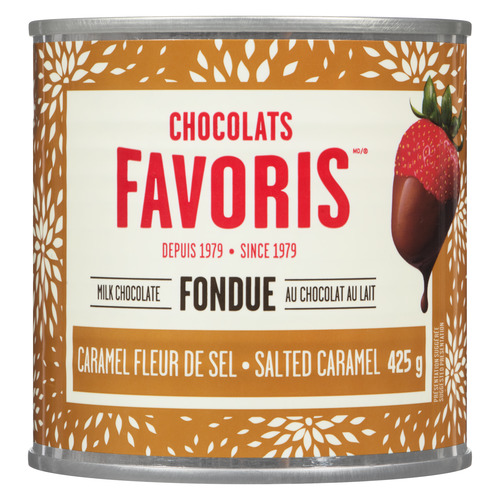 Fondue au Chocolat au Lait Caramel Fleur de Sel