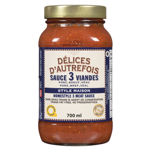 Sauce pour pâtes aux trois viandes style maison