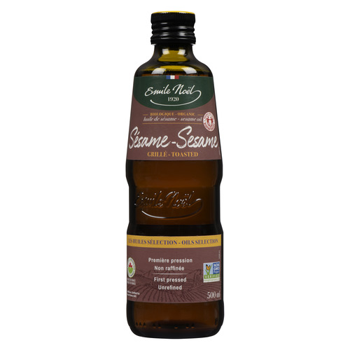 Emile Noël Huile de sésame grillée vierge biologique 500 ml