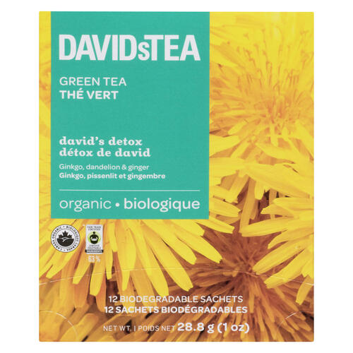 DAVIDsTEA Thé detox 12 un