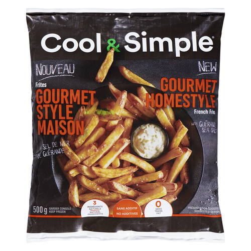Frite gourmet style maison au sel de mer de Guérande