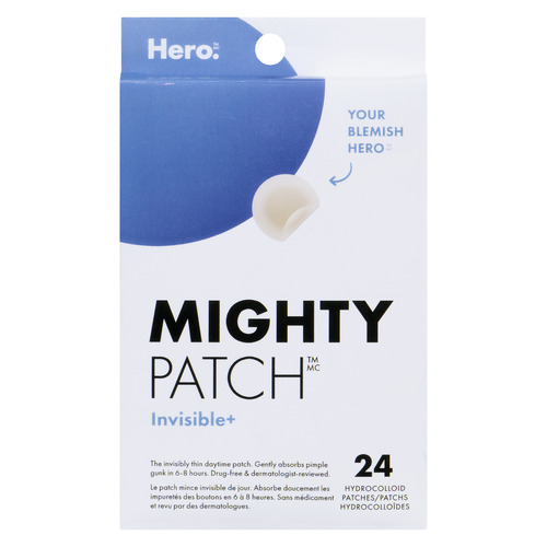 Hero Mighty Patchs Hydrocolloïdes invisible+ 24 un