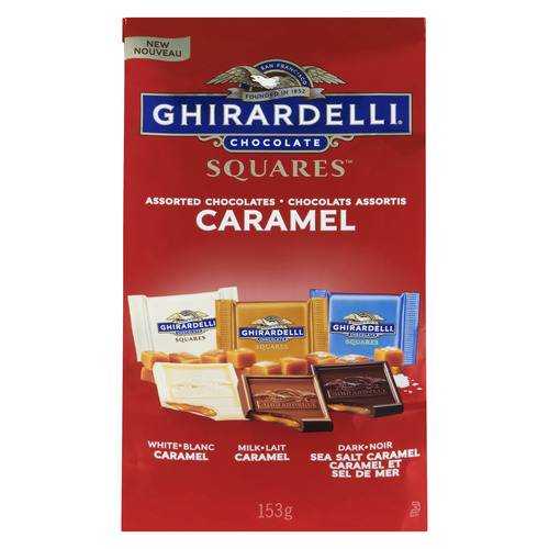 Ghirardelli Chocolats assortis Squares caramel 153 g
