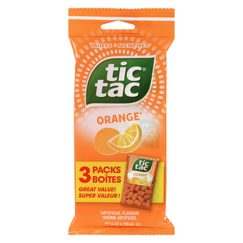 Ferrero Tic Tac Menthes à l'orange 3 x 29 g