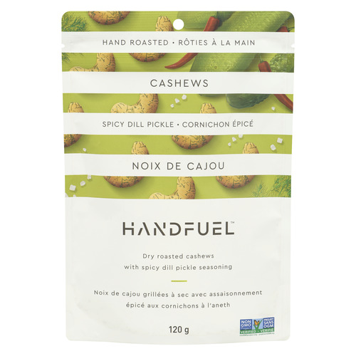 Noix de cajou grillées à saveur de cornichon à l'aneth épicé