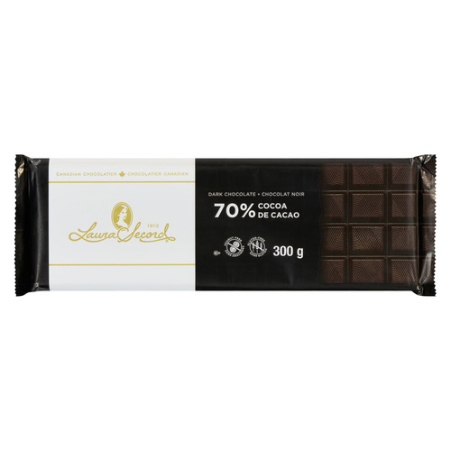 Laura Secord Chocolat Noir 70% de cacao 300 g