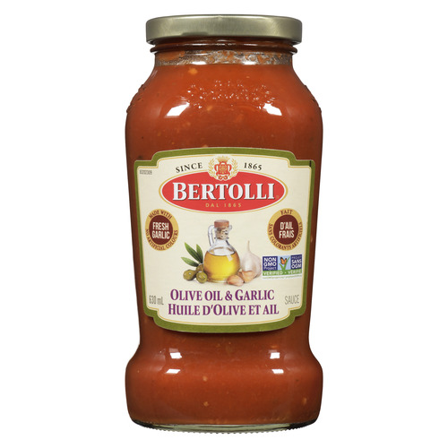 Sauce pour pâte à l'ail et huile olive