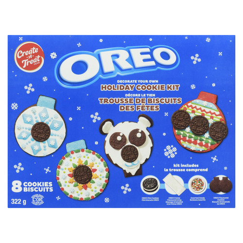 Create A Treat Oreo Trousse de Biscuits des Fêtes 322 g