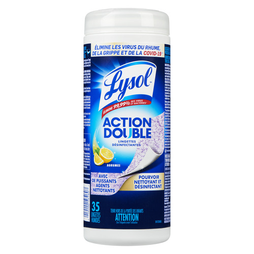 Lingette dual action citron