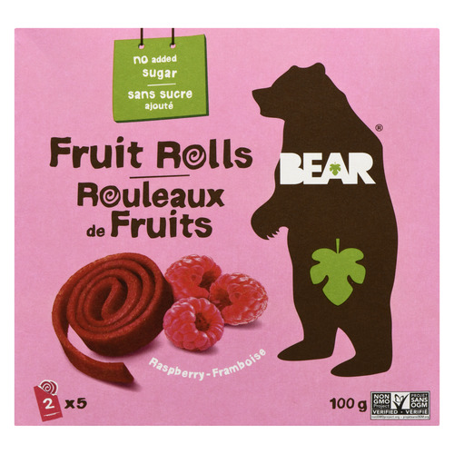 Rouleaux de fruits à saveur de framboise