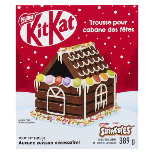 Trousse pour cabane des fêtes en chocolat et friandises