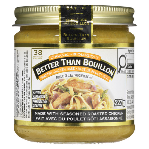 Bouillon de poulet biologique