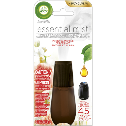 Recharge à diffuseur automatique d‘huiles essentielles à la pivoine et jasmin
