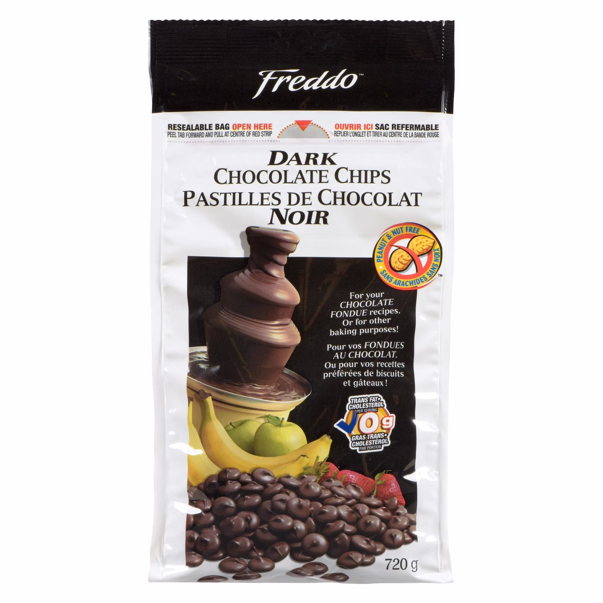Pastilles de chocolat noir pour fondue