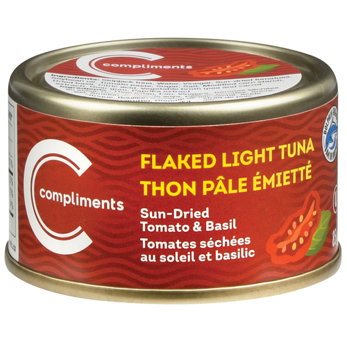 Compliments Thon tomates séchées et basilic 85 g