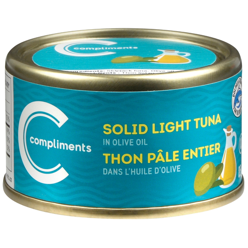Compliments Thon pâle entier dans l'huile d'olive 85 g