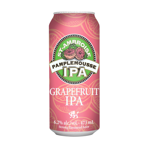 St-Ambroise IPA Bière 6.2 % d'alcool pamplemousse 473 ml (canette)