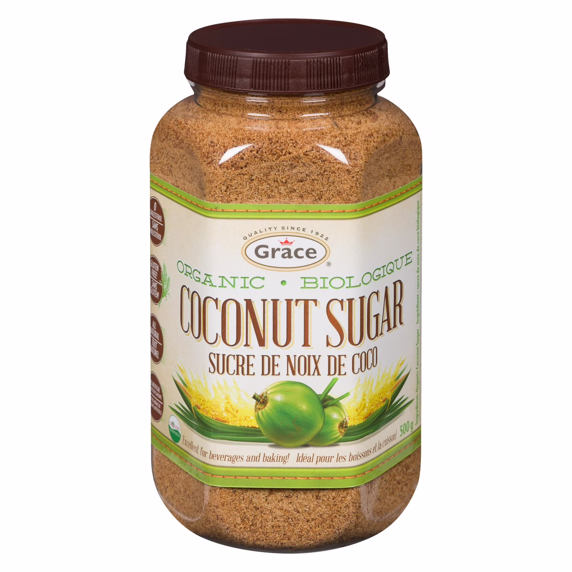 Sucre de noix de coco biologique