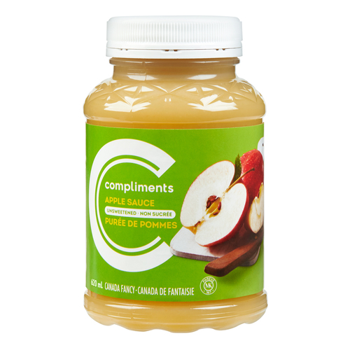 Compliments Purée de pommes non sucré 620 ml