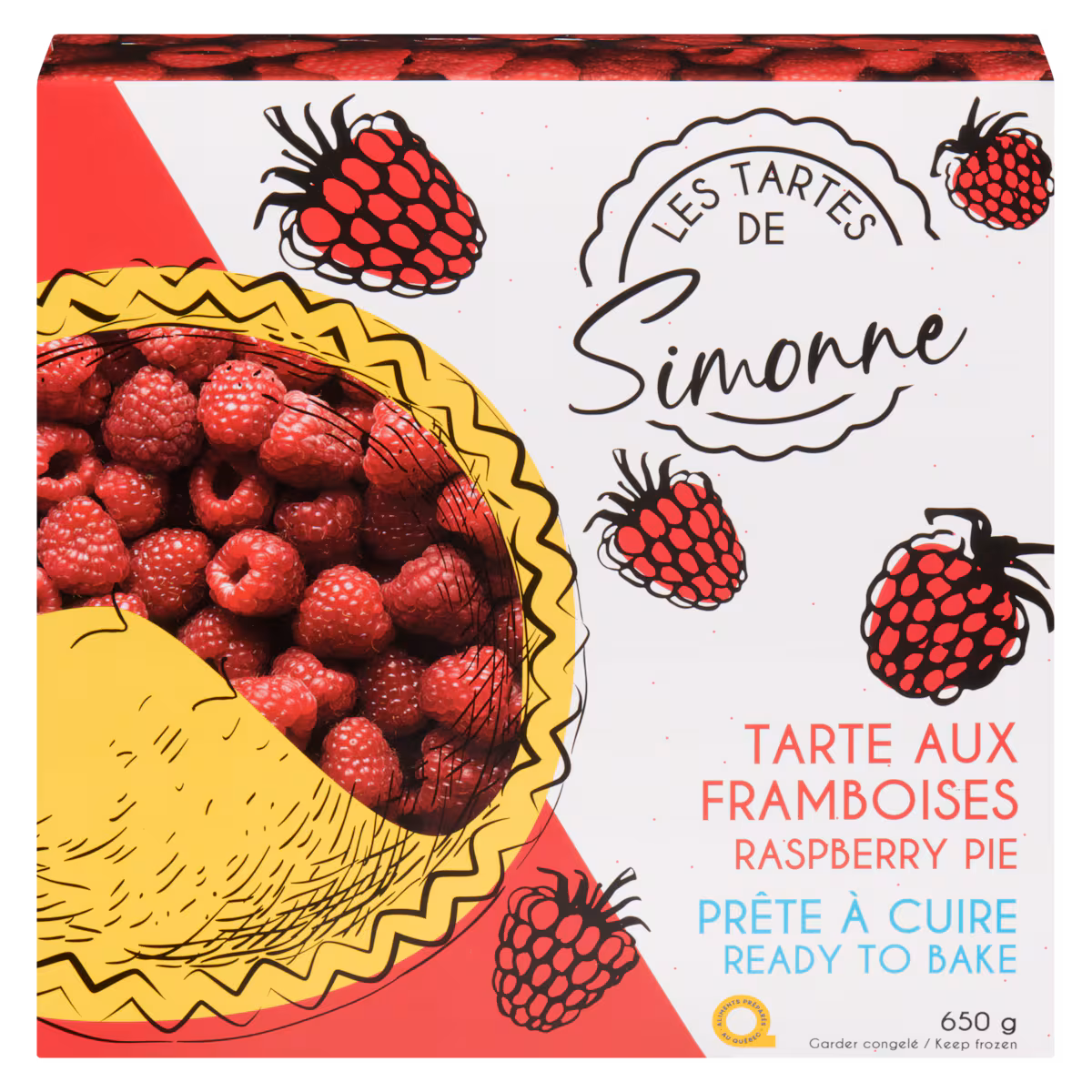 Tarte aux framboises