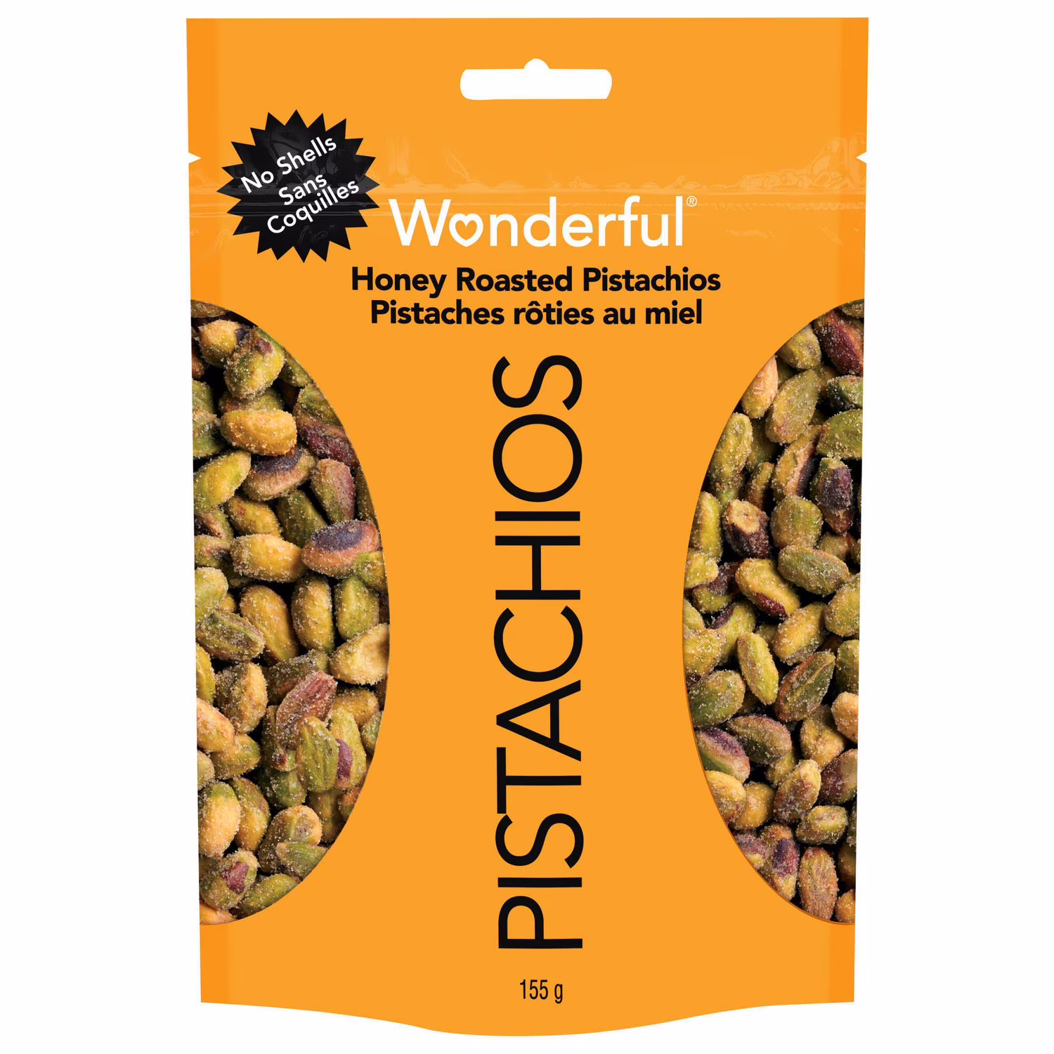 Pistaches écalés à saveur de miel sans gluten