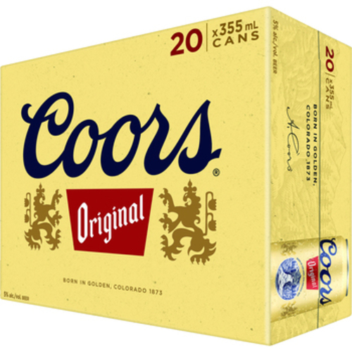 Coors Original Bière original 20 x 355 ml