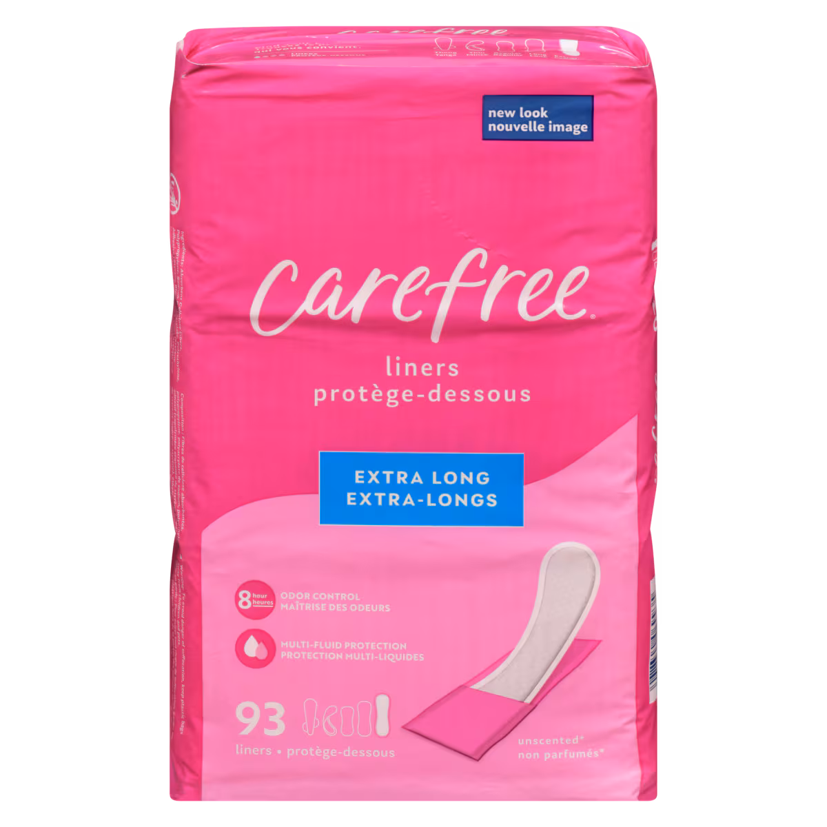 Extra-longs protège-dessous non parfumés