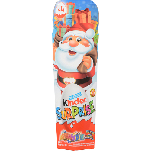 ufs en chocolat au lait SURPRISE avec jouets, rose, paquet de 4