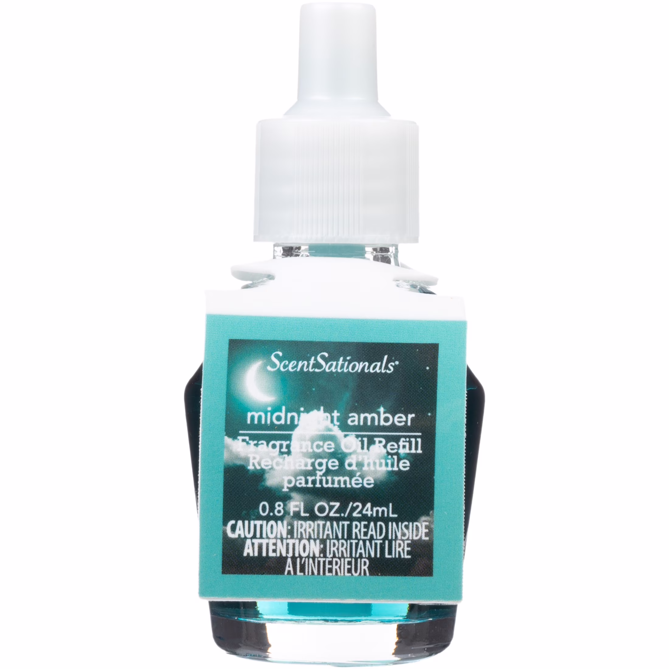 Huile scent charm scentsationals - midnight amber 0.8 fl oz.  recharge