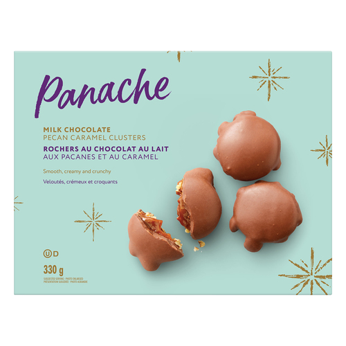 Panache Clusters lait au chocolat et pacanes 330 g