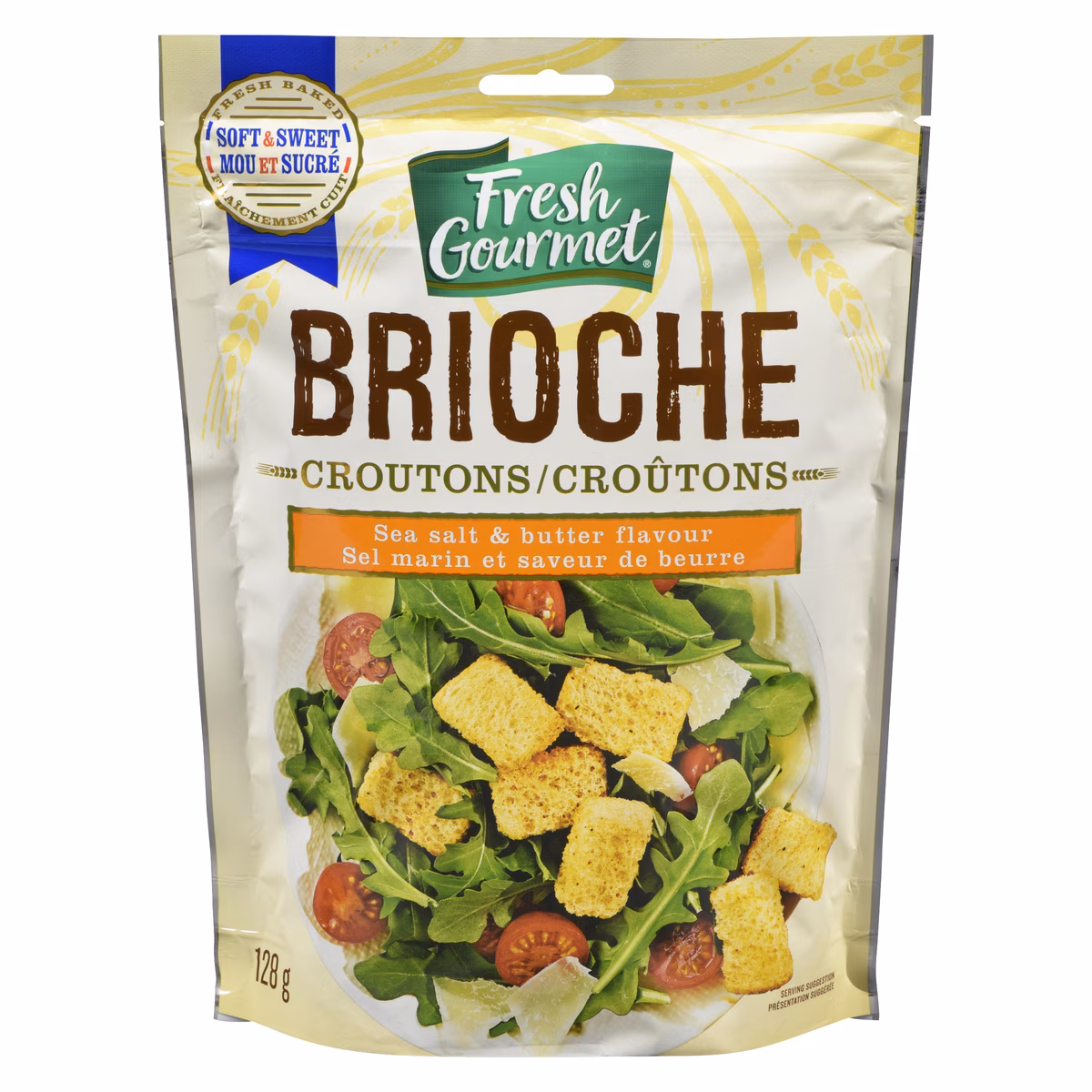 Croûtons brioche sel marin et saveur de beurre