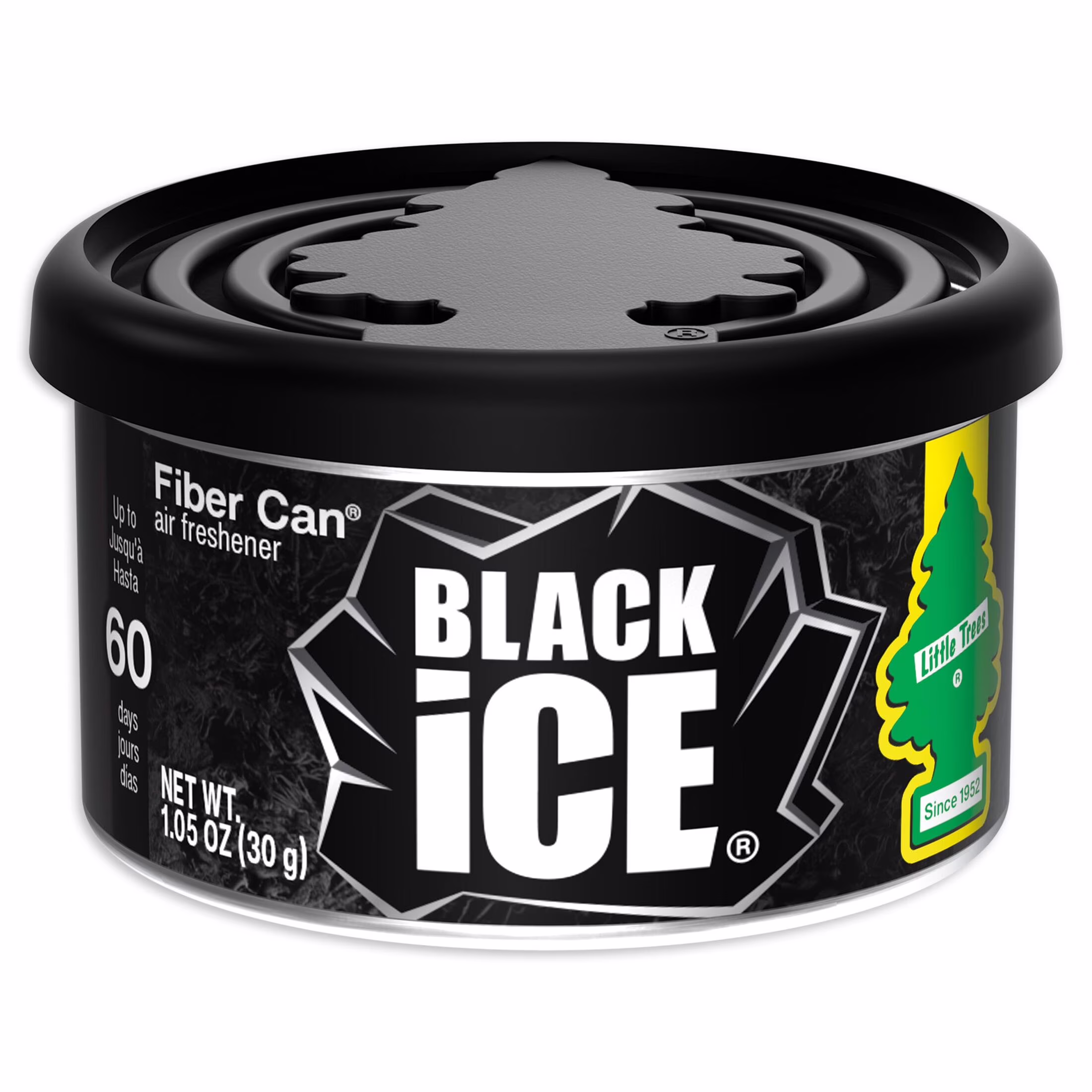 Little trees désodorisant fiber can black ice 1.05 oz