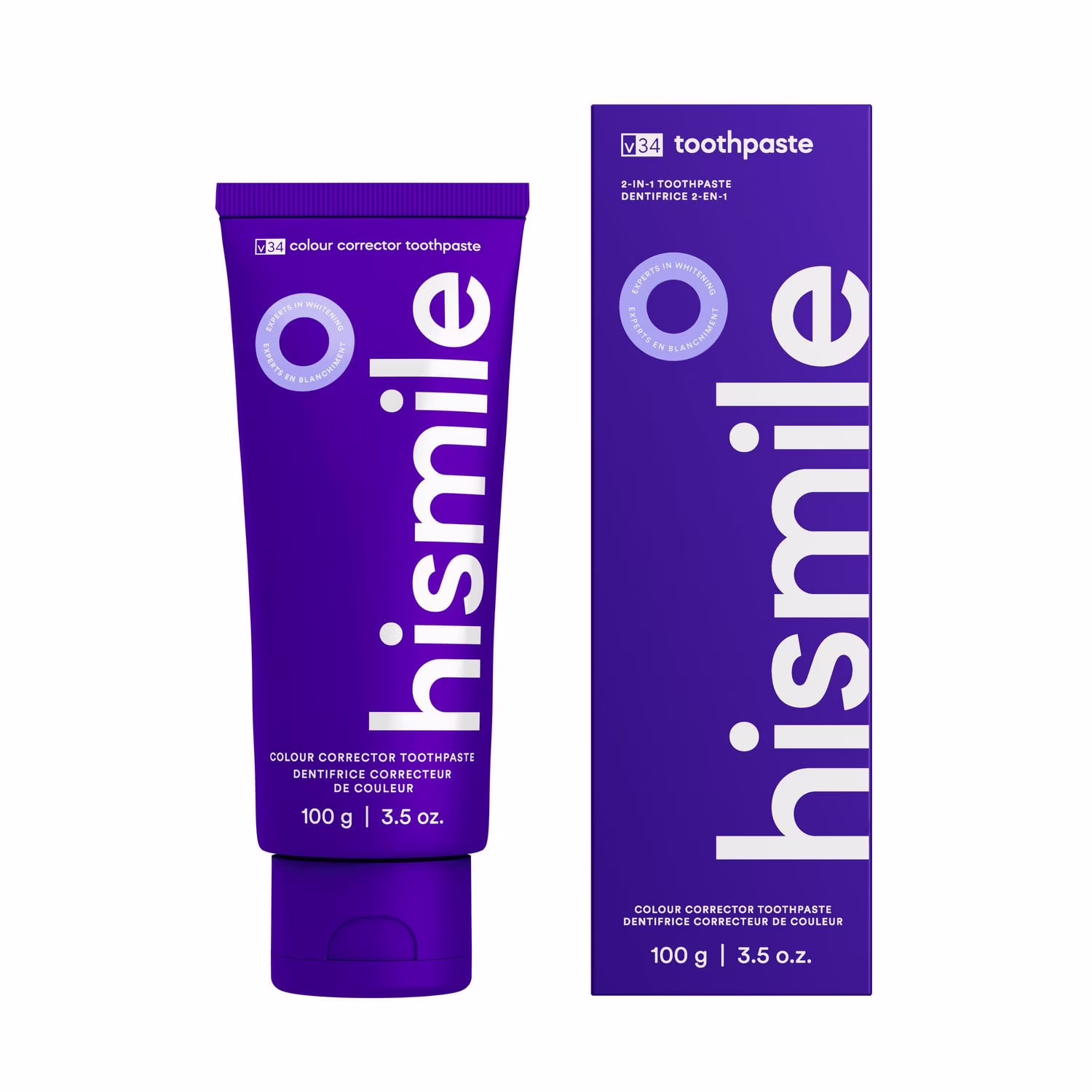 Dentifrice correcteur de couleur v34