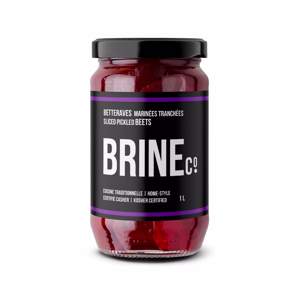 Brine betteraves marinées tranchées bocal